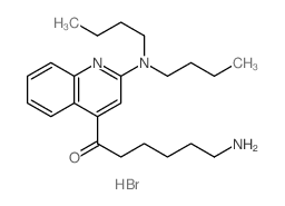 6-amino-1-[2-(dibutylamino)quinolin-4-yl]hexan-1-one Structure