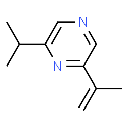 Pyrazine, 2-(1-methylethenyl)-6-(1-methylethyl)- (9CI) structure