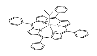 (TPP)In(CH(CH3)2) Structure