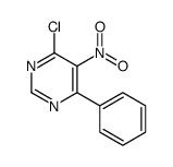 4-Chloro-5-nitro-6-phenylpyrimidine Structure