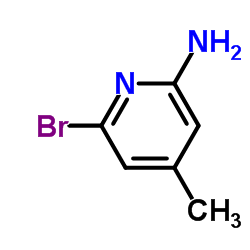 6-Bromo-4-methylpyridin-2-amine structure