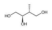 (2R,3R)-1,2,4-trihydroxy-3-methyl-butane结构式