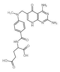 L-Glutamicacid,N-[4-[[(2,4-diamino-1,5-dihydro-5-oxopyrido[2,3-d]pyrimidin-6-yl)methyl]methylamino]benzoyl]-(9CI) picture