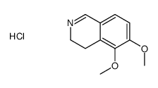 5,6-dimethoxy-3,4-dihydroisoquinoline,hydrochloride Structure