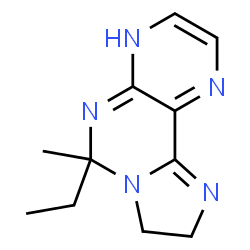 Imidazo[1,2-c]pteridine, 6-ethyl-4,6,8,9-tetrahydro-6-methyl- (9CI) Structure