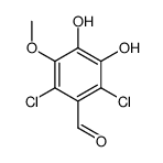 2,6-dichloro-3,4-dihydroxy-5-methoxybenzaldehyde结构式