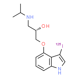 3-iodopindolol structure