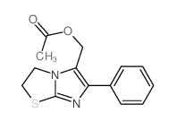 (3-phenyl-6-thia-1,4-diazabicyclo[3.3.0]octa-2,4-dien-2-yl)methyl acetate结构式
