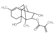 4β-(methacryloyloxy)scirpene-3α,15-diol Structure
