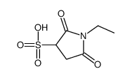 3-Pyrrolidinesulfonicacid,1-ethyl-2,5-dioxo-(9CI)结构式