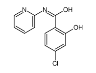 4-chloro-2-hydroxy-N-pyridin-2-ylbenzamide结构式