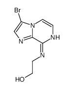 2-[(3-bromoimidazo[1,2-a]pyrazin-8-yl)amino]ethanol Structure