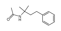 N-(1,1-Dimethyl-3-phenylpropyl)acetamid Structure