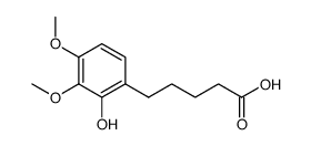 5-(3,4-dimethoxy-2-hydoxyphenyl)valeric acid结构式