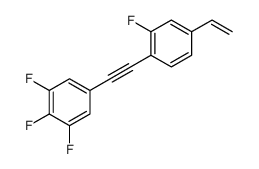 5-[2-(4-ethenyl-2-fluorophenyl)ethynyl]-1,2,3-trifluorobenzene结构式