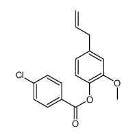 (2-methoxy-4-prop-2-enylphenyl) 4-chlorobenzoate Structure