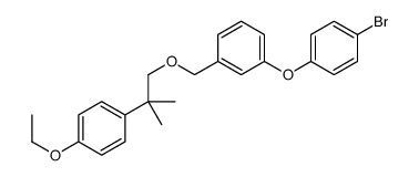 1-bromo-4-[3-[[2-(4-ethoxyphenyl)-2-methylpropoxy]methyl]phenoxy]benzene结构式
