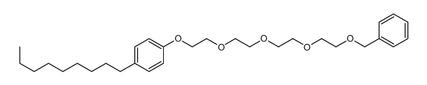 1-nonyl-4-[2-[2-[2-(2-phenylmethoxyethoxy)ethoxy]ethoxy]ethoxy]benzene Structure
