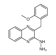 Hydrazino-2 (o-methoxybenzyl)-3 quinoxaline Structure