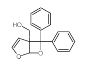 2,7-Dioxabicyclo[3.2.0]hept-3-ene-5-methanol,6,6-diphenyl-结构式