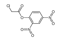 2,4-Dinitrophenyl monochloroacetateacetate Structure