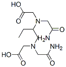 N,N'-(1,2-Butanediyl)bis[N-(2-amino-2-oxoethyl)glycine] structure