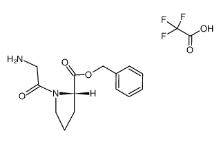 glycyl-L-proline benzyl ester trifluoroacetate结构式