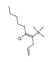(E)-(5-chlorodeca-1,4-dien-4-yl)trimethylsilane Structure