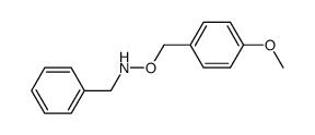 N-benzyl-O-(4-methoxybenzyl)hydroxylamine Structure
