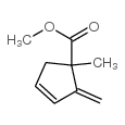 3-Cyclopentene-1-carboxylicacid,1-methyl-2-methylene-,methylester(9CI)结构式