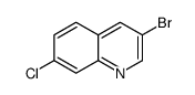 3-溴-7-氯喹啉结构式