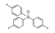 Benzene, 1,1',1''-(chlorosilylidyne)tris[4-fluoro Structure