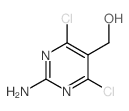 (2-Amino-4,6-dichloropyrimidin-5-yl)methanol structure