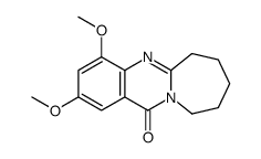 Azepino[2,1-b]quinazolin-12(6H)-one,7,8,9,10-tetrahydro-2,4-dimethoxy- Structure