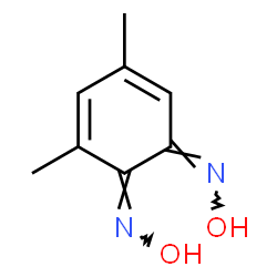 3,5-o-Xyloquinone,dioxime (4CI) structure