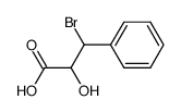 3-bromo-2-hydroxy-3-phenylpropanoic acid结构式