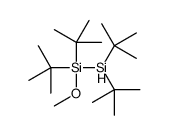 ditert-butyl-ditert-butylsilyl-methoxysilane Structure