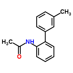 2-Acetamino-3'-methylbiphenyl Structure
