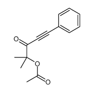 (2-methyl-3-oxo-5-phenylpent-4-yn-2-yl) acetate结构式