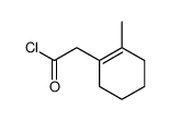 (2-methyl-cyclohex-1-enyl)-acetyl chloride Structure