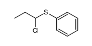 α-chloropropyl phenyl sulfide Structure