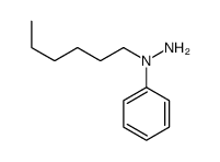 1-hexyl-1-phenylhydrazine Structure