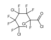 2,4,6-trichloro-2,3,3,4,5,5,6-heptafluoro-6-iodohexanoyl chloride Structure