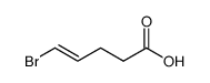 4-Pentenoic acid, 5-bromo-, (4E) Structure