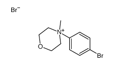 4-(4-bromophenyl)-4-methylmorpholin-4-ium,bromide Structure