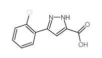 5-(2-CHLOROPHENYL)-1H-PYRAZOLE-3-CARBOXYLIC ACID structure