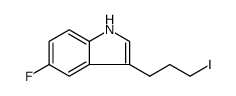 5-FLUORO-3-(3-IODOPROPYL)-1H-INDOLE结构式