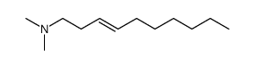 E-N,N-dimethylamino-1 decene-3 Structure