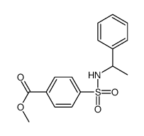 methyl 4-(1-phenylethylsulfamoyl)benzoate结构式