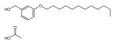 acetic acid,(3-dodecoxyphenyl)methanol结构式